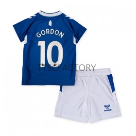 Koszulka Everton FC Gordon 10 Dziecięcy Domowe Stroje Piłkarskie 2022/23 Krótki Rękaw